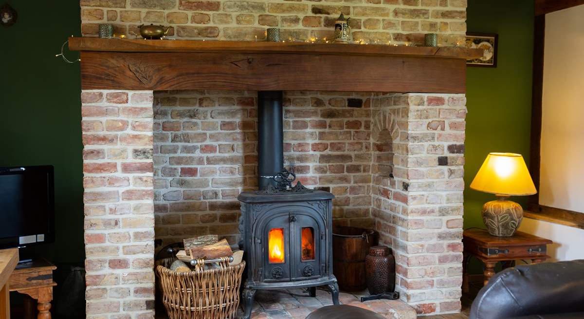 Get cosy in front of the wood-burner and listen to your favourite tunes on Alexa.