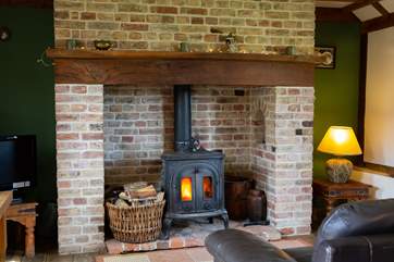 Get cosy in front of the wood-burner and listen to your favourite tunes on Alexa.