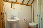 The shower-room.