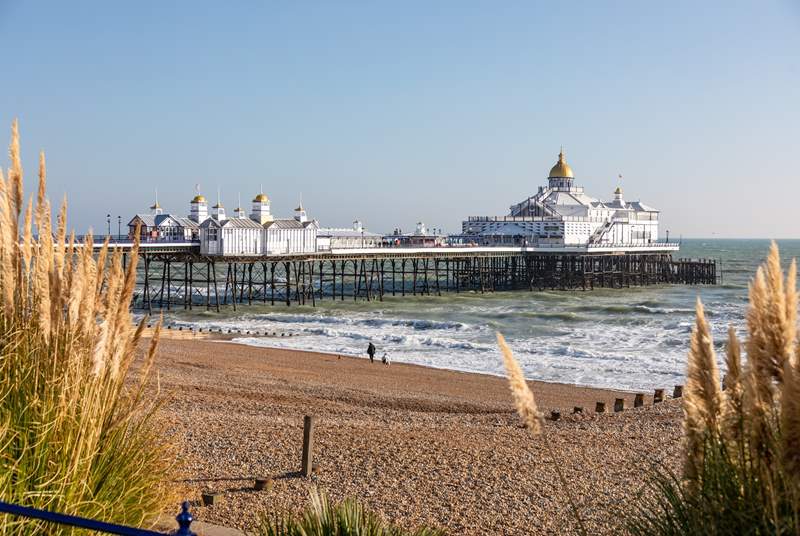 Eastbourne Pier offers fantastic views of the English Channel.