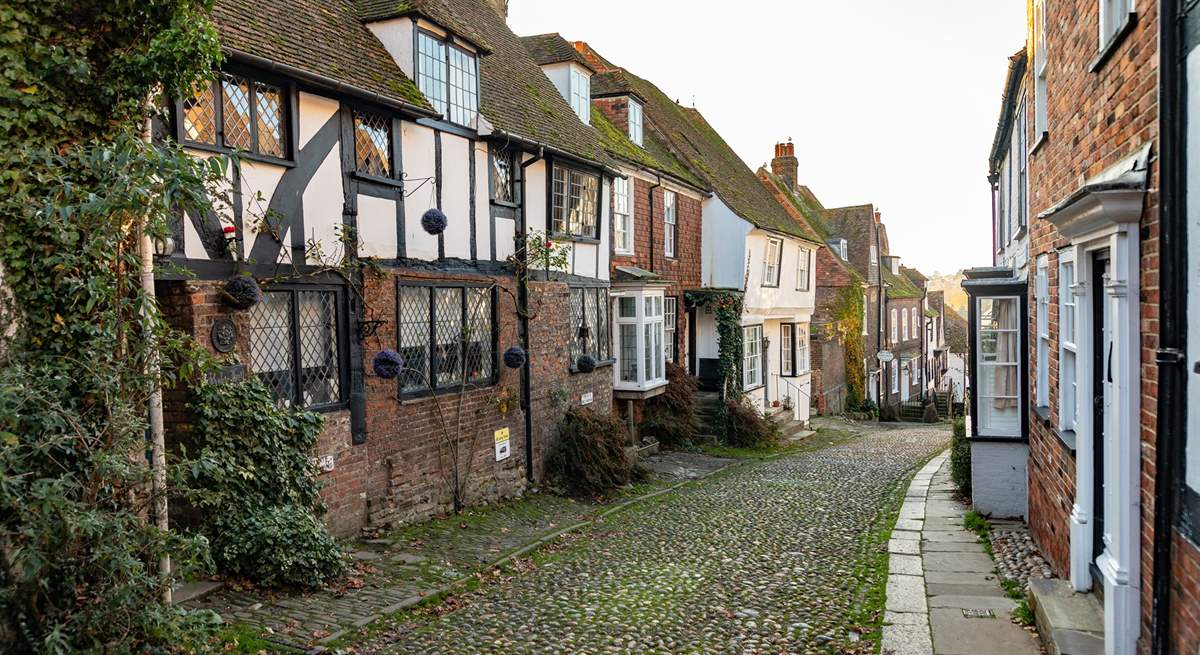 Explore the cobbled streets of Rye.