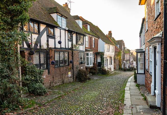 Explore the cobbled streets of Rye.