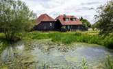 In the grounds of the farm is a large pond which attracts all types of wildlife and birds.  Do take care with children. - Thumbnail Image