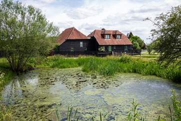 In the grounds of the farm is a large pond which attracts all types of wildlife and birds. Do take care with children.