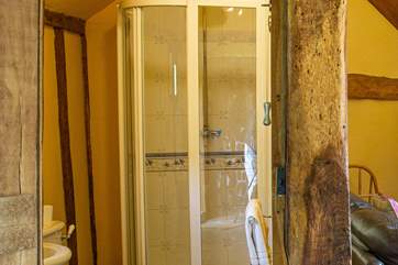 The shower-room.