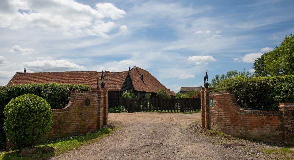 As you drive in there is a designated parking bay for The Old Barn and additional parking is available nearby.
