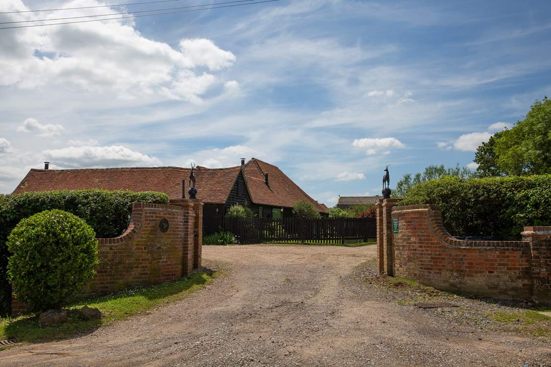 As you drive in there is a designated parking bay for The Old Barn and additional parking is available nearby.