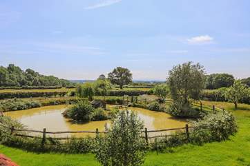 In the grounds of the farm is a large pond which attracts all types of wildlife and birds. Do take care with children.