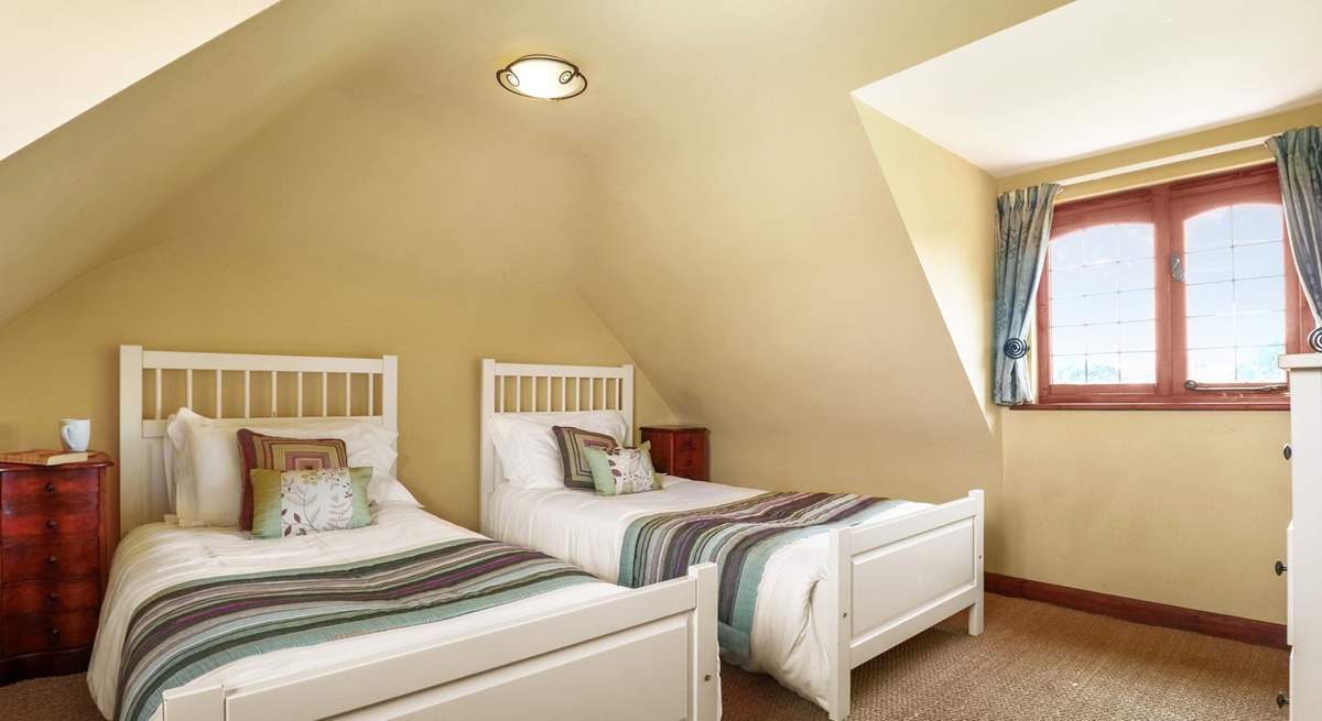 The twin room is perfect for children and adults.