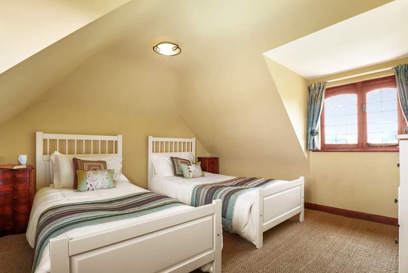 The twin room is perfect for children and adults.