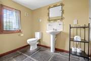 The ground floor bathroom.