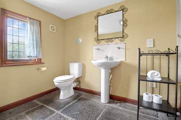 The ground floor bathroom.