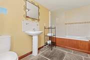 With bath and shower.