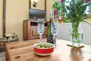 Time for bubbles and nibbles.
