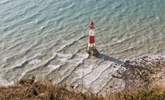 Beachy Head Lighthouse at the base of the cliffs of Beachy Head. - Thumbnail Image