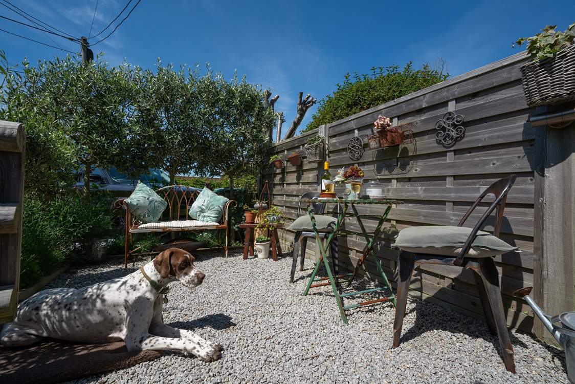 To the front of the cottage you will find your private terrace, a perfect sun-trap on those summer days.