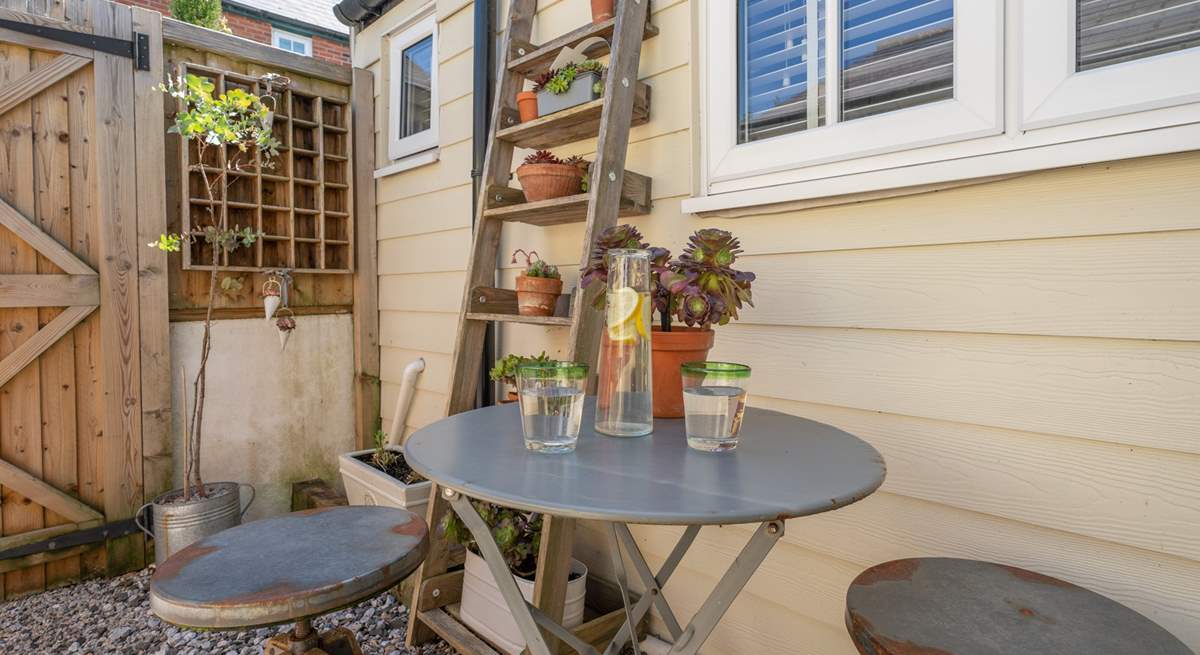 The rear outside area is the perfect spot for refreshments on those lazy mornings.