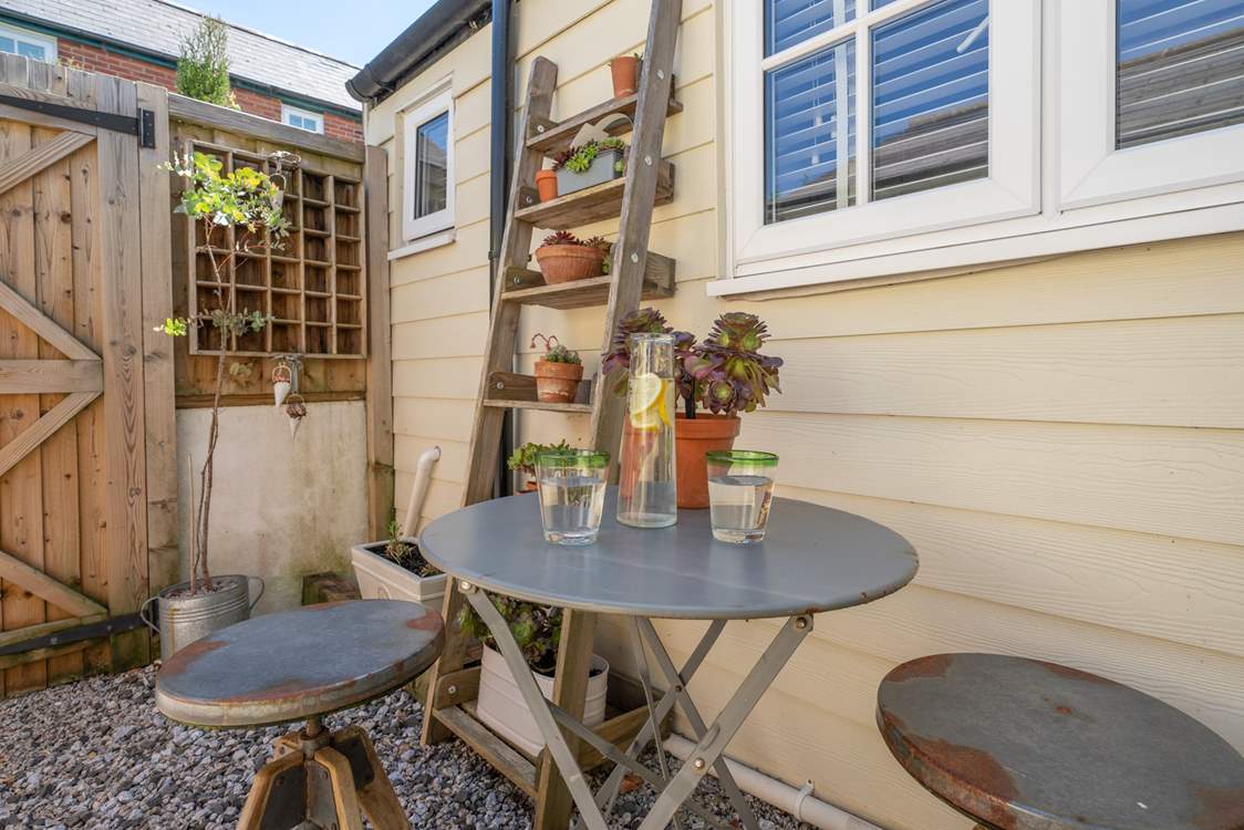 The rear outside area is the perfect spot for refreshments on those lazy mornings.