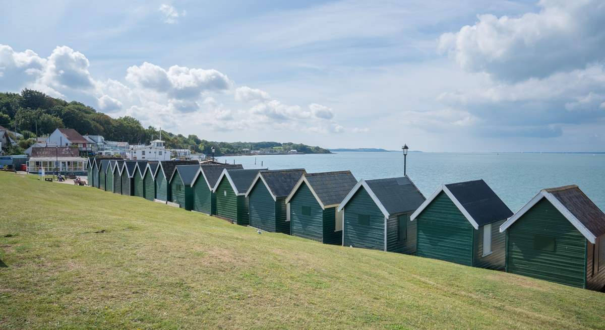 Watch the boats sail by and take in Island life in Gurnard. 