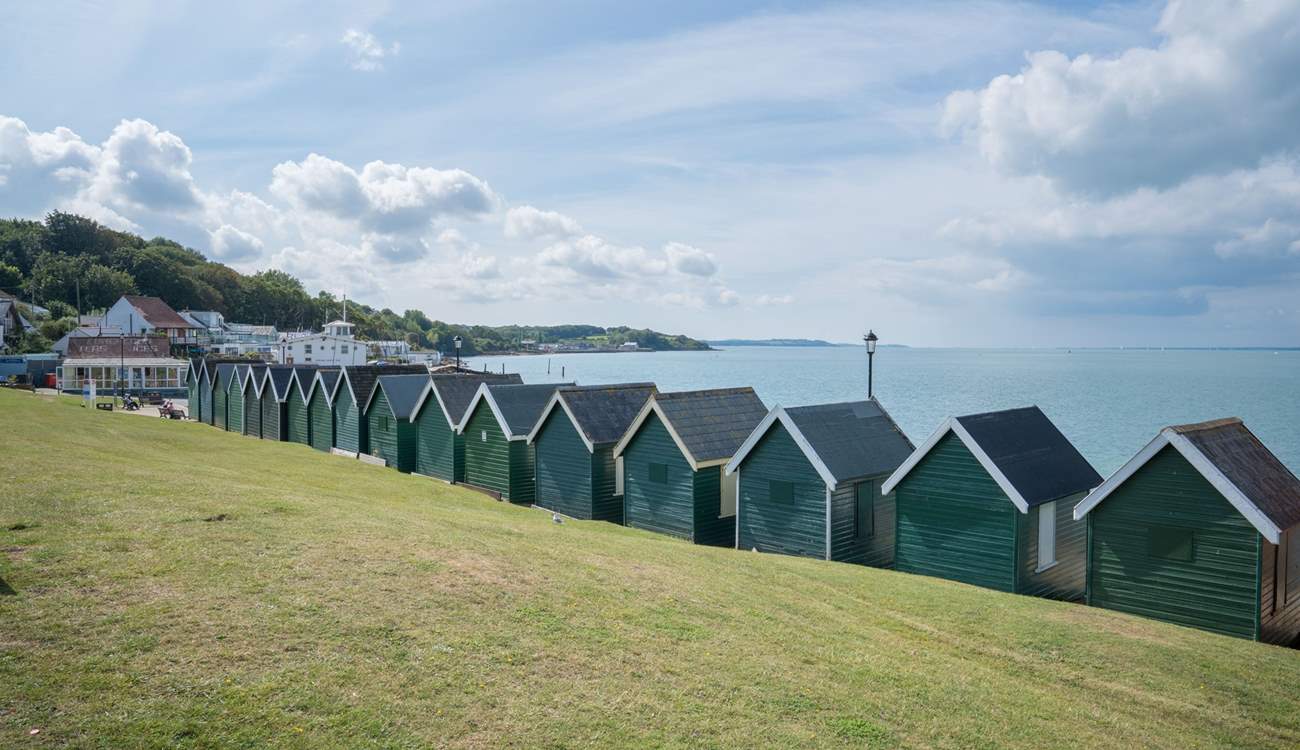 Watch the boats sail by and take in Island life in Gurnard. 