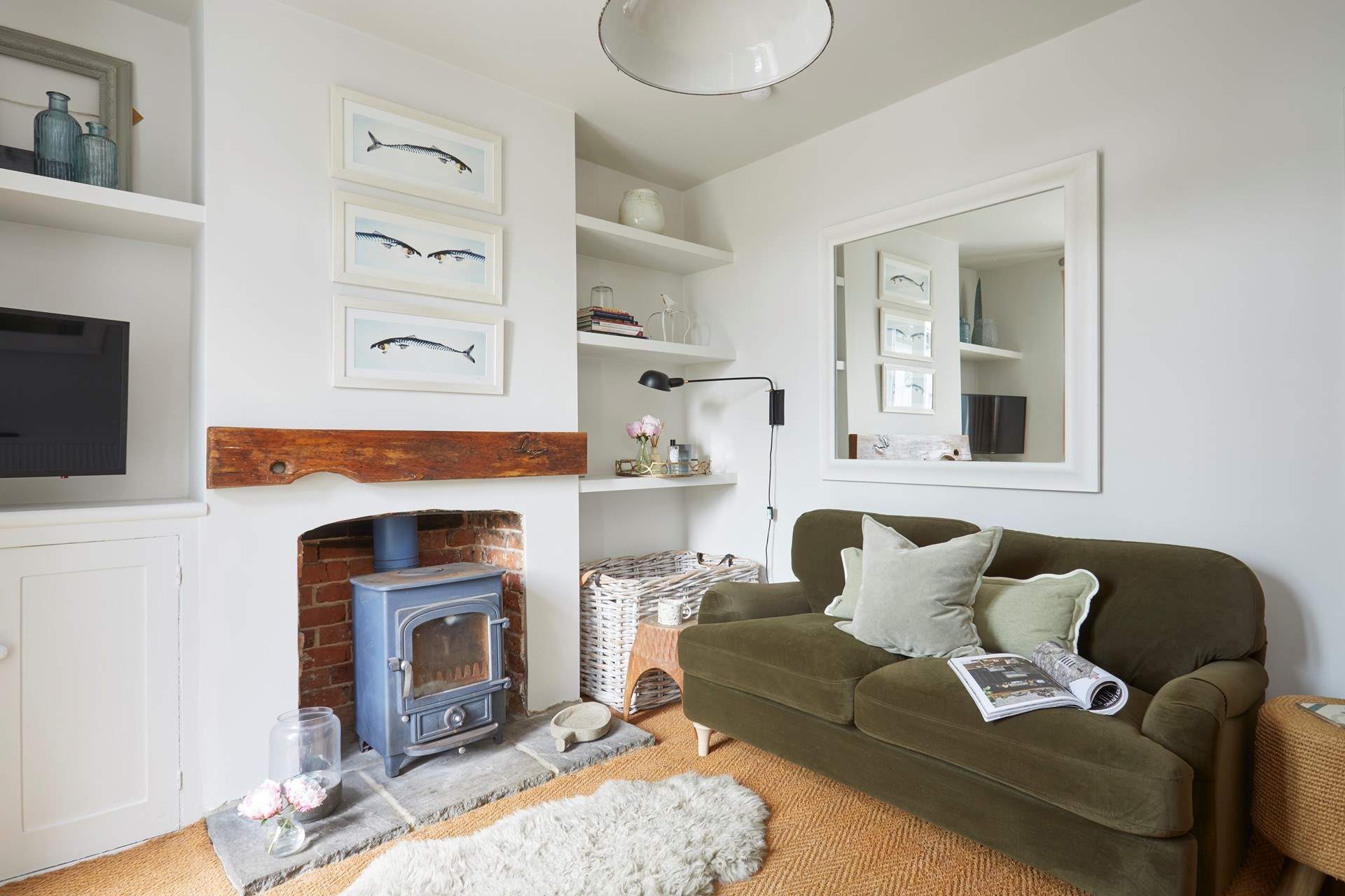 A cosy sitting-room perfect for an movie after a bust day exploring.