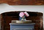 There are beautiful finishing touches throughout.