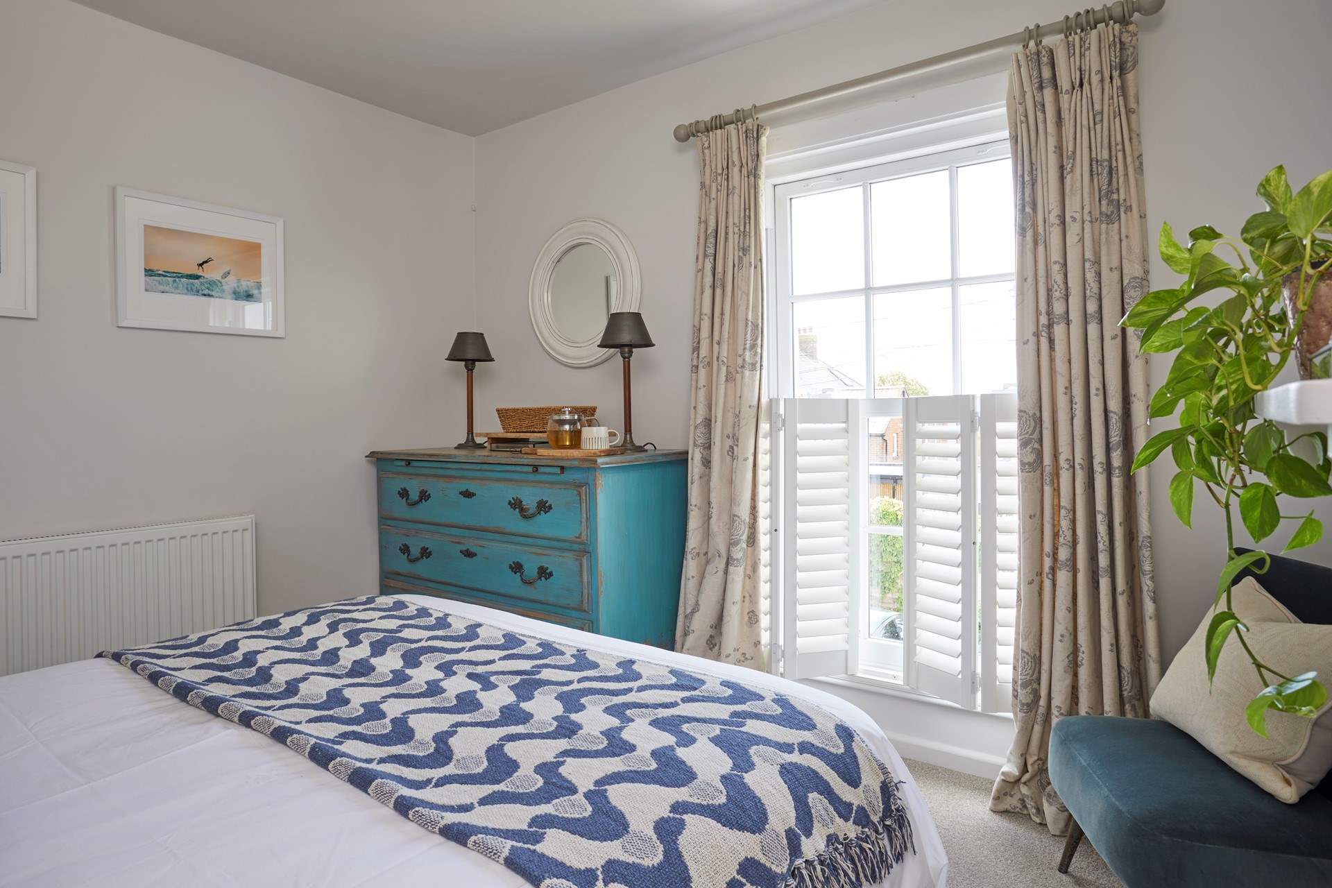 You will find modern and stylish interiors throughout this gorgeous cottage.
