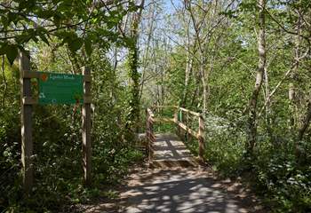 Just a short walk from the property is Lynda's Woods, a beautiful walk down to the 'secret beach'.