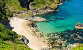 Pretty secluded coves are to be found in Cornwall. - Thumbnail Image