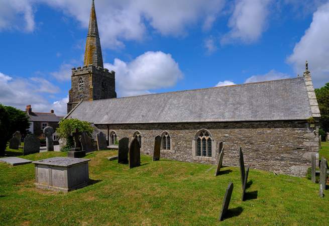 The local church just down the road is beautifully maintained.