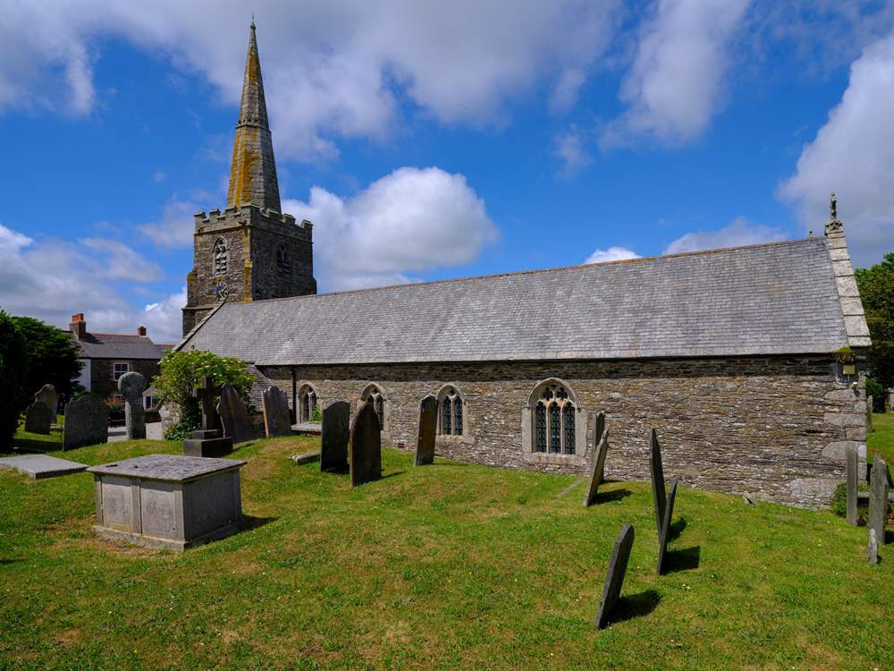 The local church just down the road is beautifully maintained.