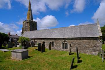 The local church just down the road is beautifully maintained.