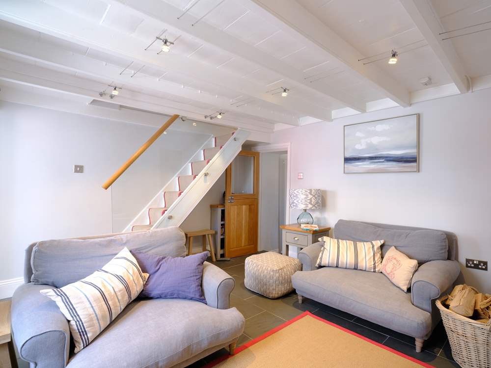 The cosy sitting-room has two comfy Loaf sofas.