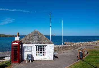The view from the Lugger in Portscatho.