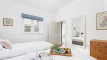 Bedroom 2 can be set as a twin room.