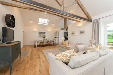 Open-plan living is great for spending time in together.