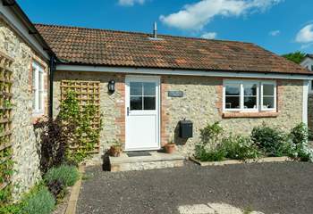 This lovely converted farm building has so much character.