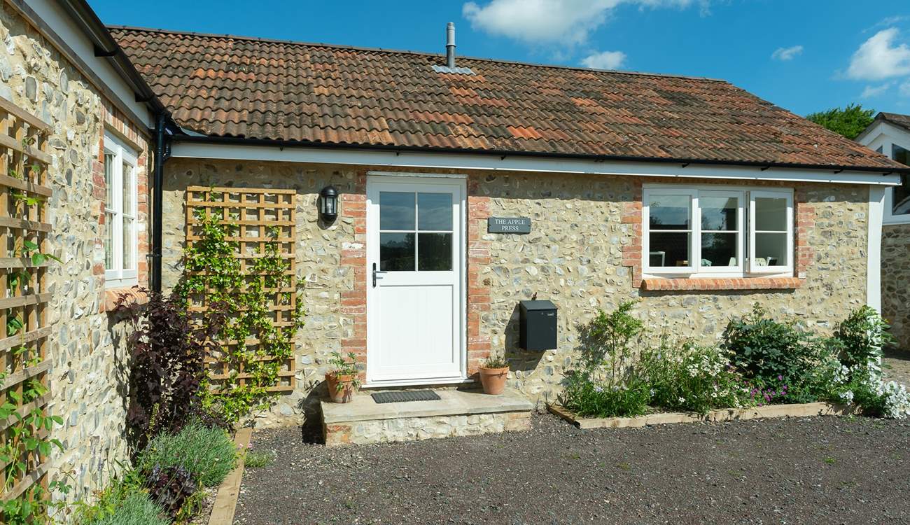 This lovely converted farm building has so much character.
