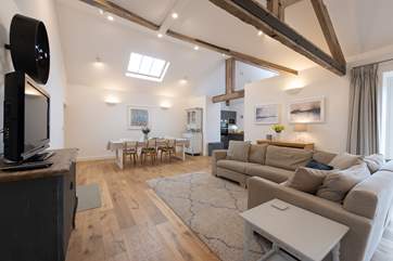 Open-plan living is great for spending time in together.