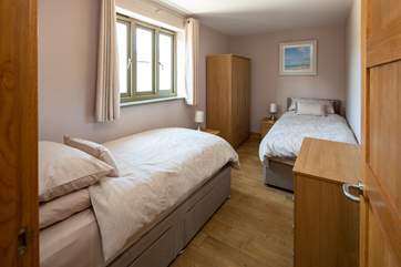 The delightful twin room.