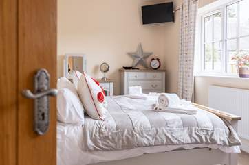 Each bedroom has a TV - what a treat!