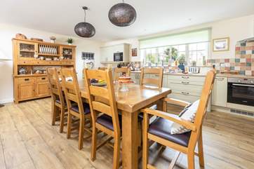 Space for everyone to sit and have holiday meals together.