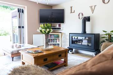 Cosy up to watch a film.