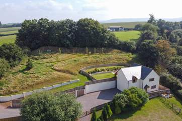 Holywell House offers you so much space and privacy. Your parking area is behind the wooden five bar gate.
