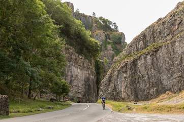 The magnificent Cheddar Gorge is a short drive away.