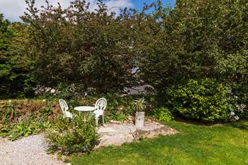 The garden area, perfect for an afternoon tea in the sun.