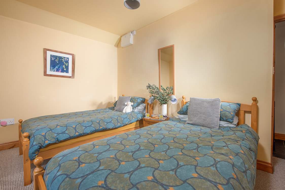The twin bedroom.