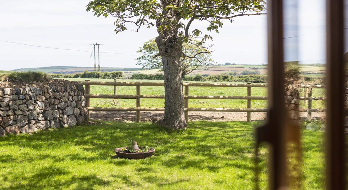 The beautiful countryside views from your charming abode.