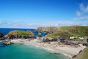 Little Jenny Wren is in the perfect spot for exploring some of Cornwall's prettiest beaches, such as Kynance Cove.