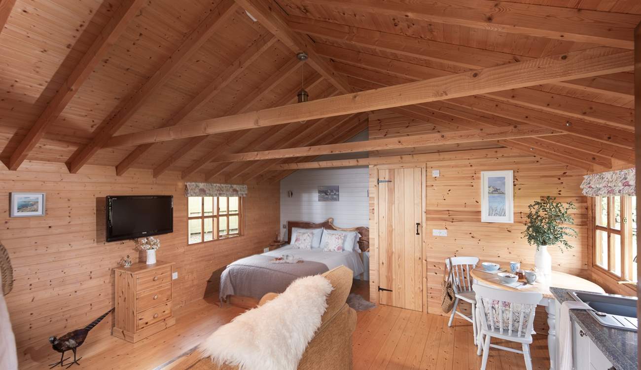 The open plan space allows the day to  effortlessly flow.